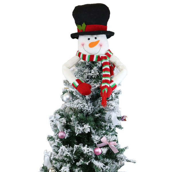 3st julgran topp stjärna gammal snögubbe dekorationer jul su