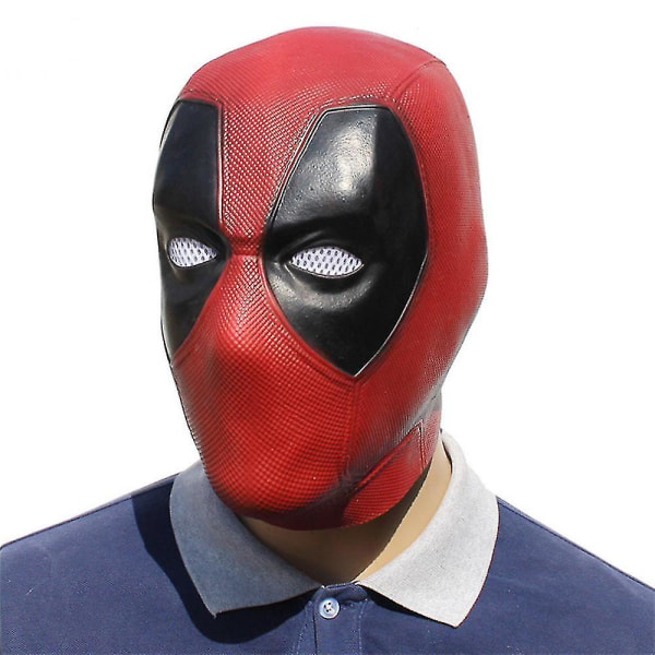 Halloween Maske Party Dansemaske Deadpool Latex Kostyme Rekvisitter