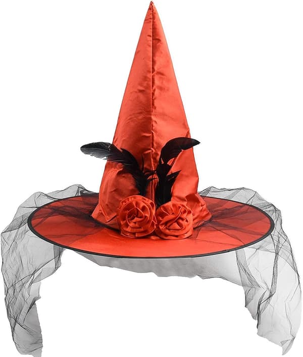 Halloween Häxhatt Kostymtillbehör Damhattar för Halloweenfest