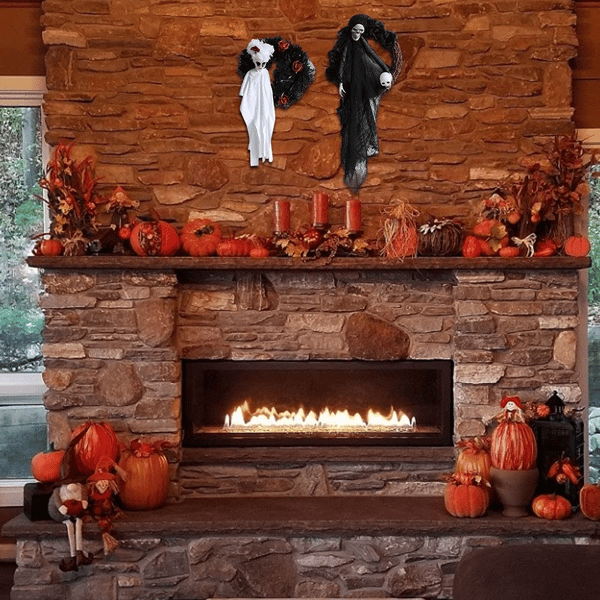 Halloween-koristeet seppele ulko-oven seppele/ulkoikkuna style 1