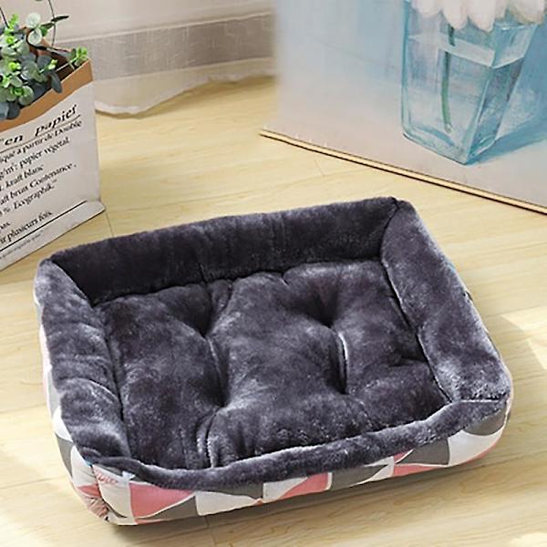 Hundeseng sofa måtter kæledyrsprodukter chiens dyretilbehør hunde kurv Lattice M