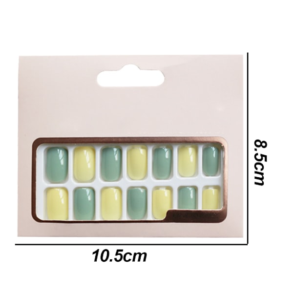 Color Press-On Manicure, Solid Color Mani style 3