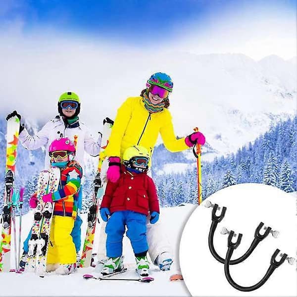 2 st Skidspetskoppling Snowboardkoppling Snowboardklämma Utomhussport Snowboardhållare Koppling