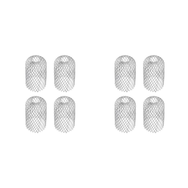 1/2/3/5 4x justerbar storlek aluminiumrännskydd för avlopp Height 16cm 8cm diam 2PCS
