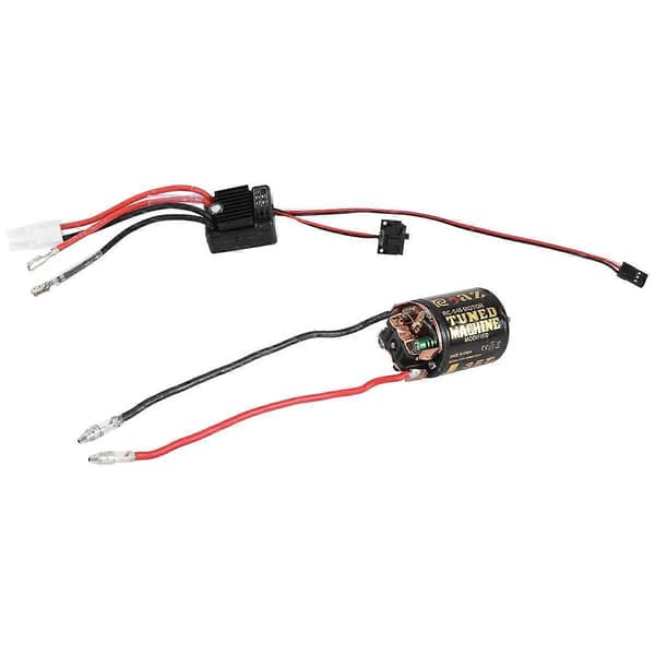540 Børstet Motor 35T med 1060 Børstet ESC 60A 2-3S LiPo Vanntett Elektrisk Hastighetskontroller for RC 1/10 Crawler Bil