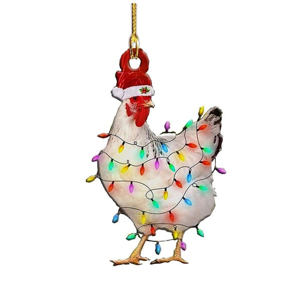 Julgranshängande Light-Up Chicken E E