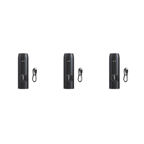 1/2/3 Elektronisk Peberkværn USB Genopladelig Justerbar Single 3Set