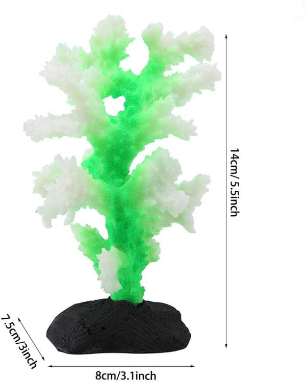 Realistisk artificiell korallsakvarium silikonsimuleringskorall