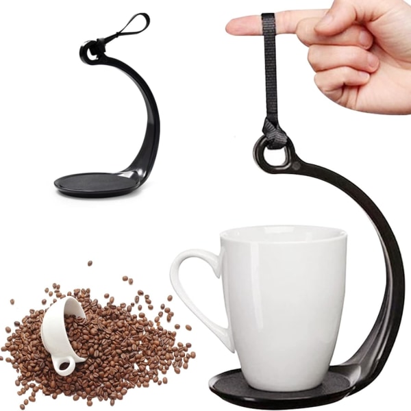 Spill Not Cup Carrier, Anti-Spill mugg kopphållare för varma kalla drycker te kaffeälskare