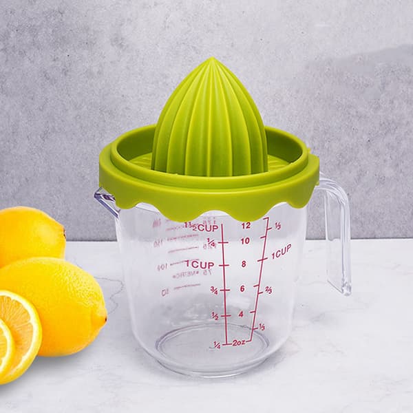 Plastik Juicer Juicekop Manuel Multifunktionel Husholdningsjuicer