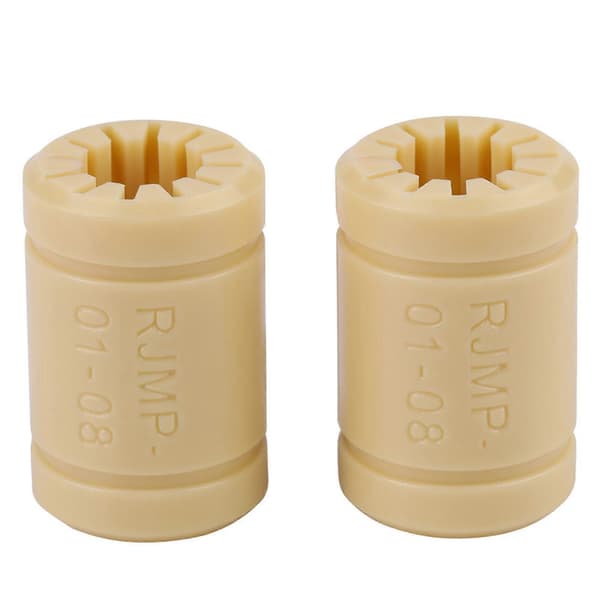 8 stk/sett 3D-skriver solid polymer LM8UU-lager 8 mm aksel