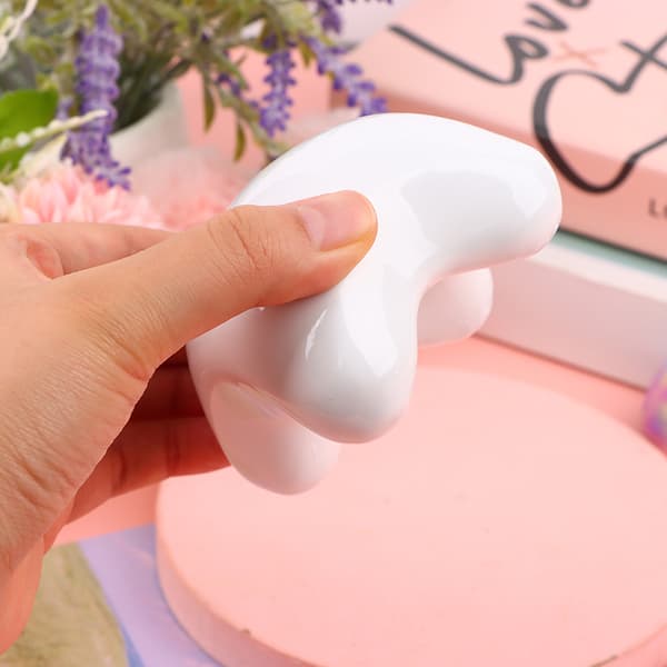 Cirkulær keramisk skrabebord akupunkturmassageapparat