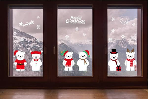 Christmas Window Stickers Christmas Stickers Dekoration DIY Windo