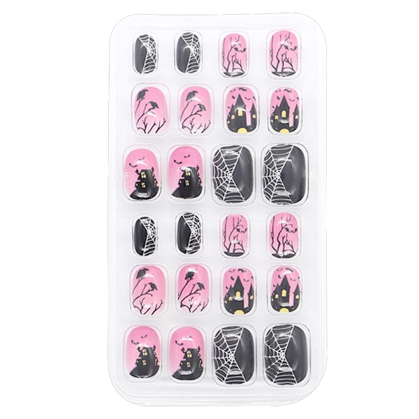 Falska naglar Långa falska naglar på naglar Resin Stick On Nails 12 style 2