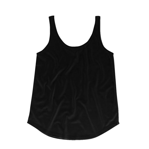Mantis Dame/Dame Loose Fit Ermeløs Vest Topp Svart Black L