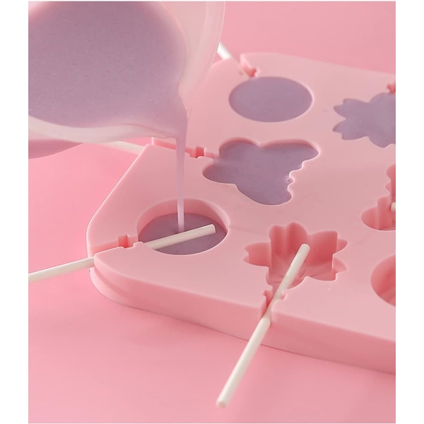 Sjove Former Silikone Lollipopforme Chokolade Hård Form