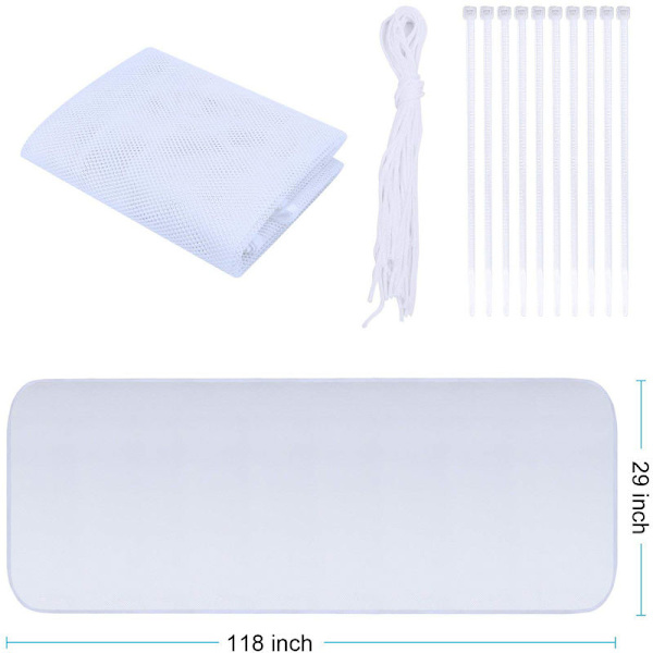 2m*0,8m baby 3m förtjockat skyddsnät balkong skyddsnät dekorativt nät barntrappskyddsnät
