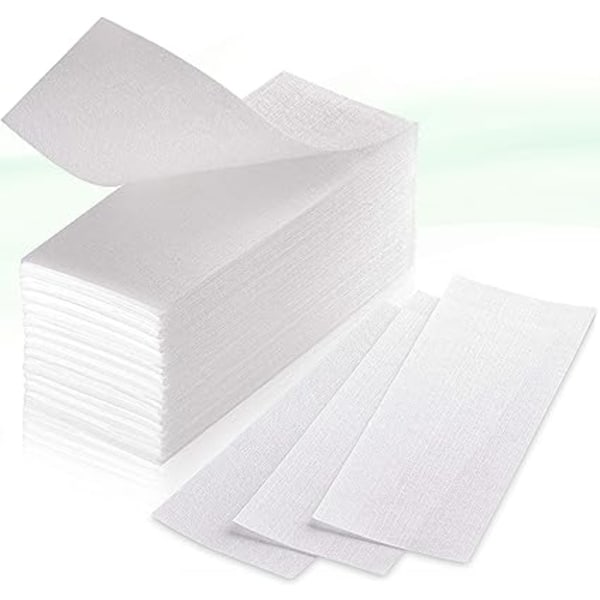 Nonwoven remsor för varmt vax och sockerpasta - 150 bitar Tear-Re