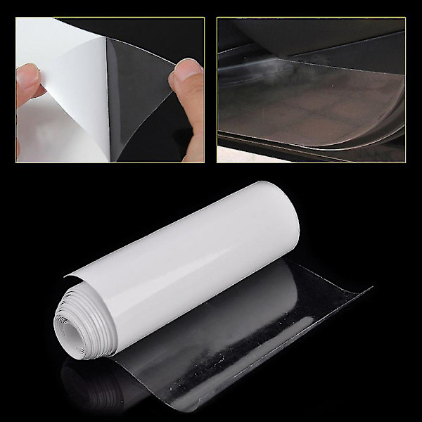 10/15/20 cm bilfanger Hettelakk Pvc Beskyttelsesfilm Klar anti-ripe 20cm 2m