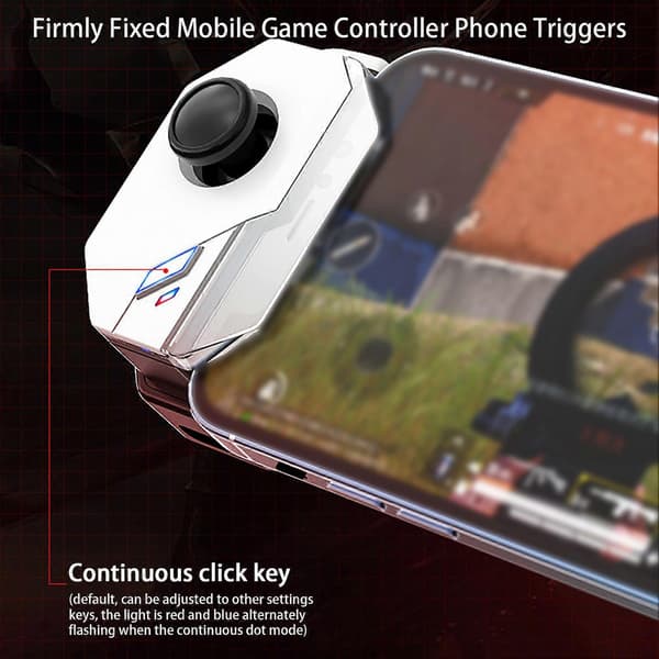 MB02 Gaming Trigger One Button Burst Automatisk Trykskud HID Standardtilstand Kontinuerligt Skud Spil Joysticks Spilkomponent