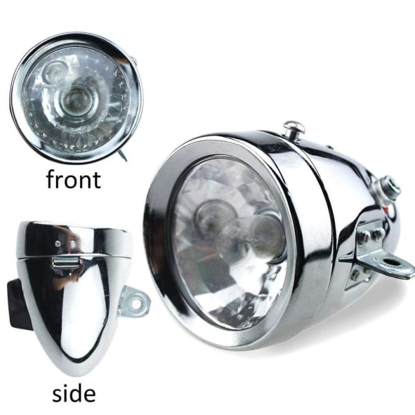Cykel 12V 6W Generator Strålkastare Bakljussats Friction Dynamo Light Suit