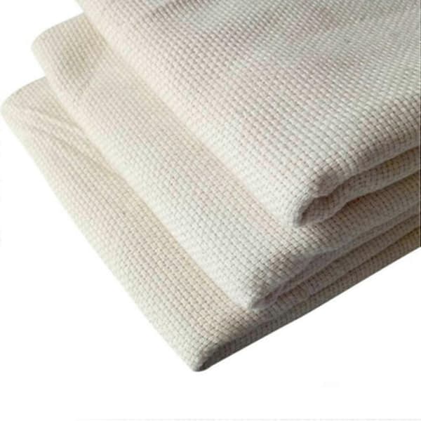 2x Håndlaget Bomullsgarn Munkeklede Punch Needle DIY Broderi Håndarbeid Stoff 67x50cm