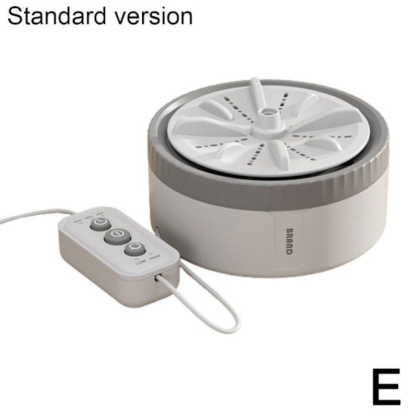 Mini Bærbar Vaskemaskin USB-drevet 3 Tidsinnstillinger Undertøy Sokker gray standard edition