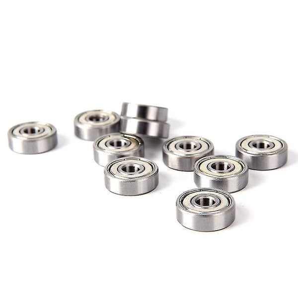 10 stk. rustfrit stål kugleleje dyb rille kugle 626-zz 6mm industri