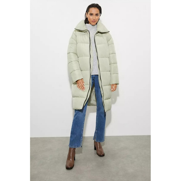 Dorothy Perkins Dam/Dam Vadderad lång lång kappa Sage M