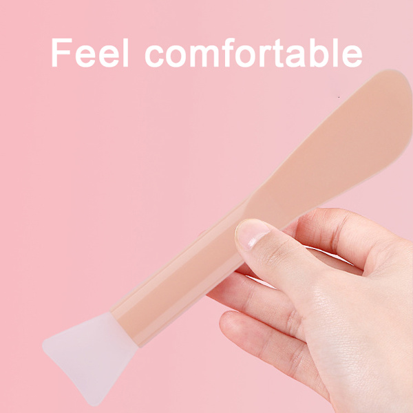 2 stk. silikonebørster Dobbelte hoveder Beauty Tool Maske Applikator