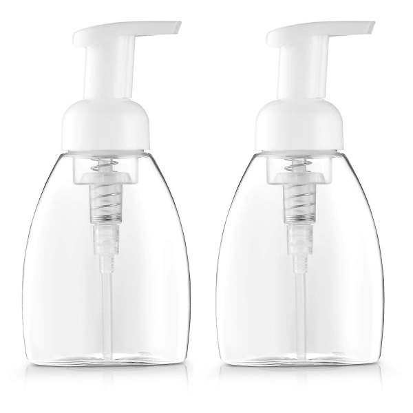 2-pakning skummende såpepumpeflaske 250 ml (8,5 Oz)