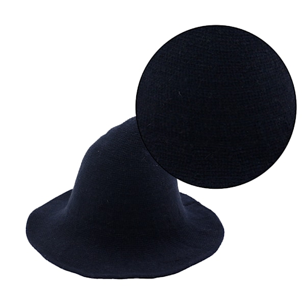 Kvinnor Häxhatt för Halloween Ull Hattar Bred brätte Spire Stickad Style 3 M