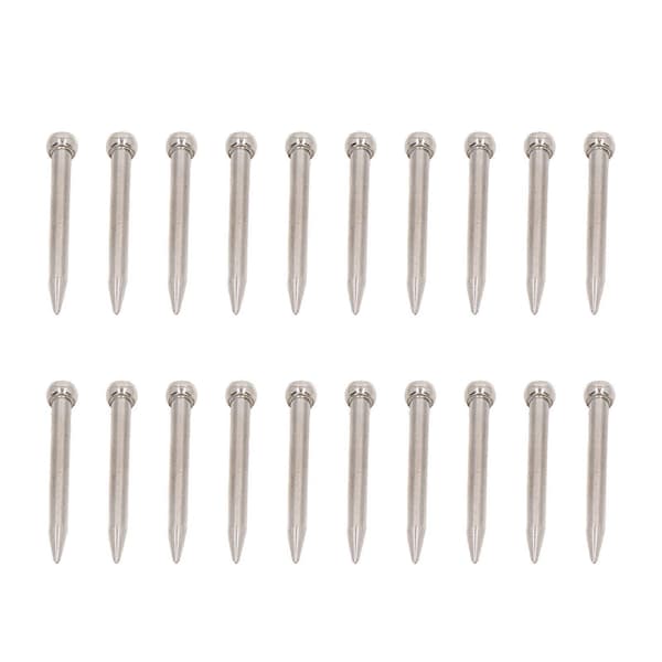 20 STK Center Punch Udskiftningsbits Legeret Stål Hulstansehoveder Boreudstyr 4 mm Diameter