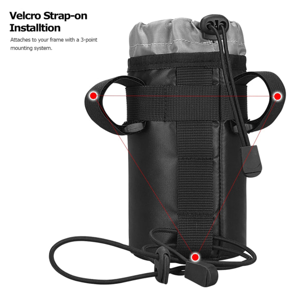 Resecykelstyre isolerad vattenflaska Vattenkokare Kylväska Hydration Pack Hållare，Bra prestanda