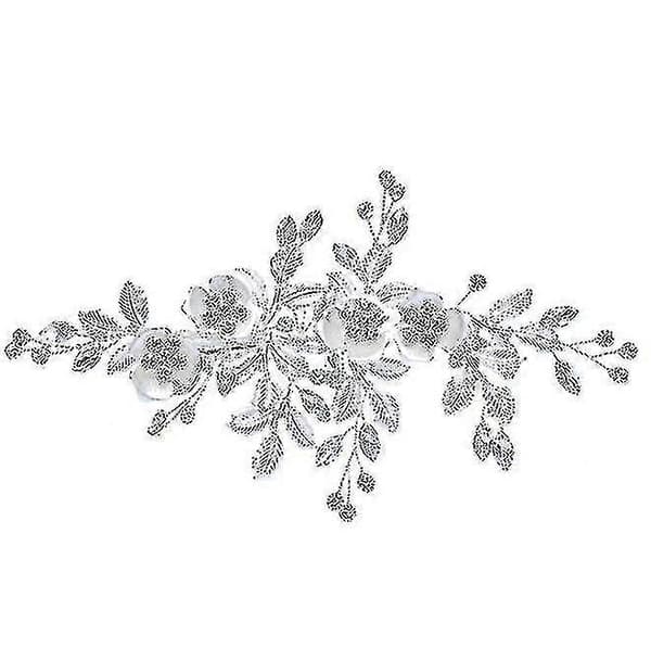 Lys Roségull Bryllupshårklemme Rhinestone Håndlaget Blomsterhårklemme