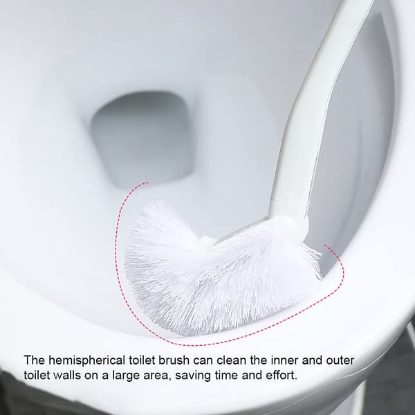 2017 Kannettava WC-harja Muovinen Pitkä Kahva Vahva Puhdistus