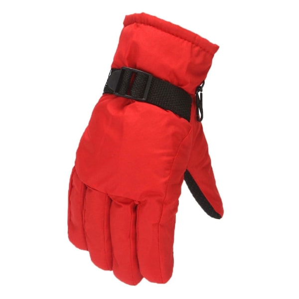 Barn Utendørs Skihansker Vinter Utendørs Barn Gutter Jenter Snøskøyting Snowboard Vindtett Hold Varm Skihansker Black  l