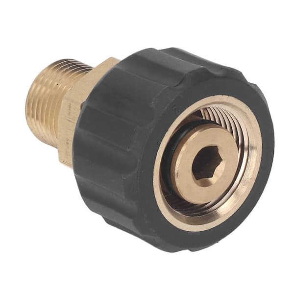 Højtryksrenser Adapter Pistol Slangeforbindelse 5000PSI Reservedele Tilbehør Han G3/8 til Hun M22 15mm