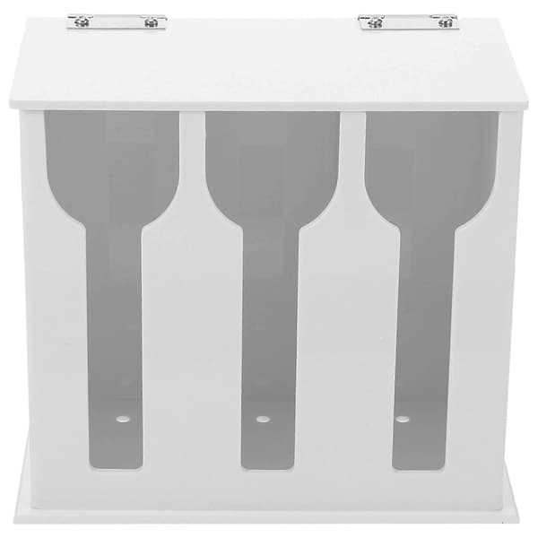 Bestikkboks Skjeoppbevaringsetui med 3 rom Bestikkdispenser
