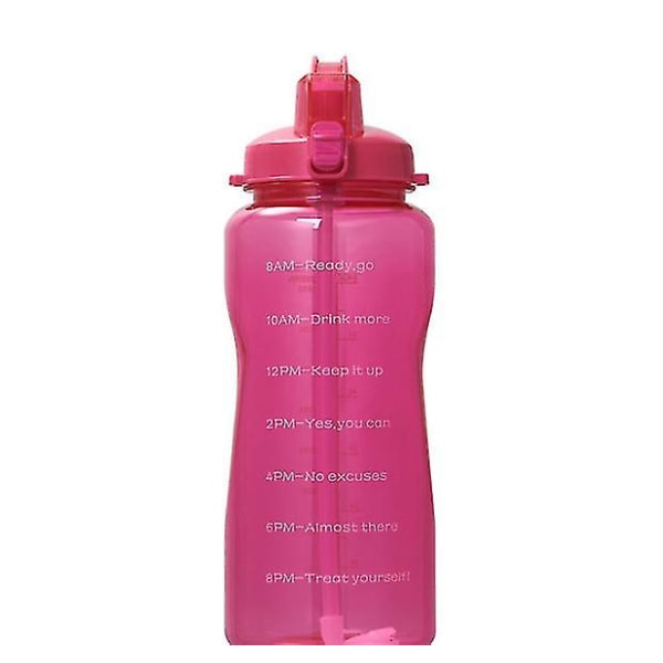 Lohill 2000ml utomhusvattenflaska med tidsmarkör style7