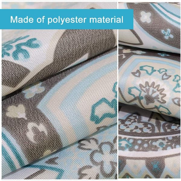 Vannavstøtende dusjforheng tykt polyester badeforheng