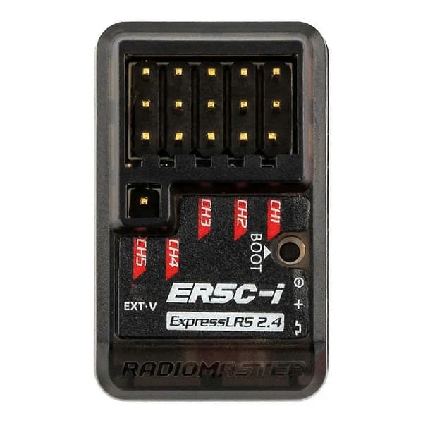 ER5C-I 5-kanals ExpressLRS 2.4GHZ PWM-mottaker for RC-modellskip, ER5C-I FCC