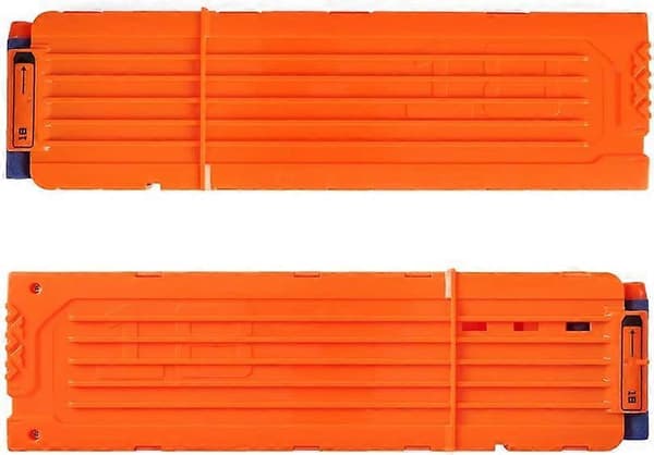 Bløde kugler 4 stk. klips 18 kugler Dartpistolklips Magasin til Nerf legetøjs dartpistol, 29*2.5*8cm