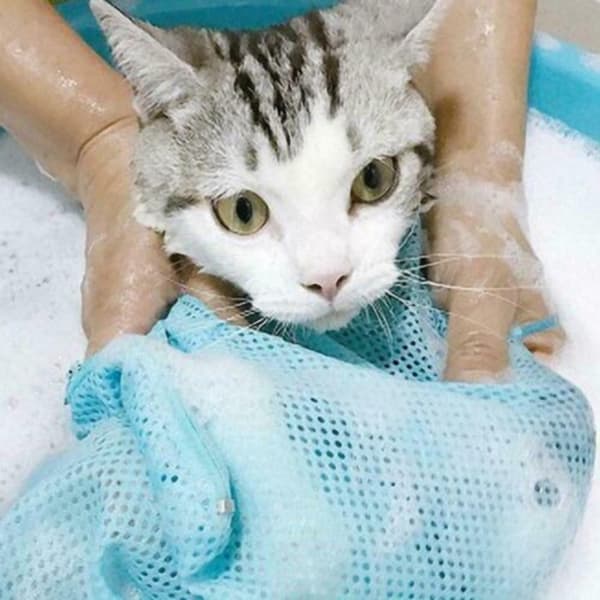 Katt Badeveske Katter Vaskeposer ROSA pink