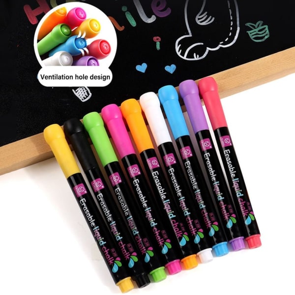 Liquid Chalk Pen board Penna VIT VIT White