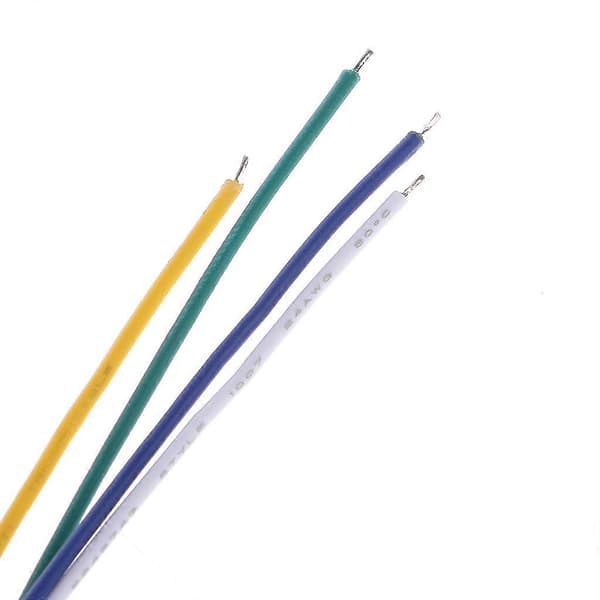10 STK 4-pinners Mini Micro JST XH 2,54 mm 24AWG-kontaktplugg med ledninger 200 mm