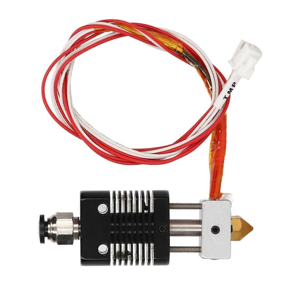 3D Printer Ekstruder Hotend DC24V 40W Varmerør 0,4 mm Messingdyse Varme Aluminiumblok Printer Hotend Sæt til ET4