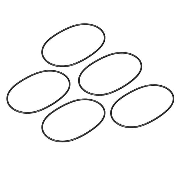 5 stk. rund gummimotorrem industrielle mekaniske udstyrs transmissionsdele 5 mm diameter 5405-0005-0494