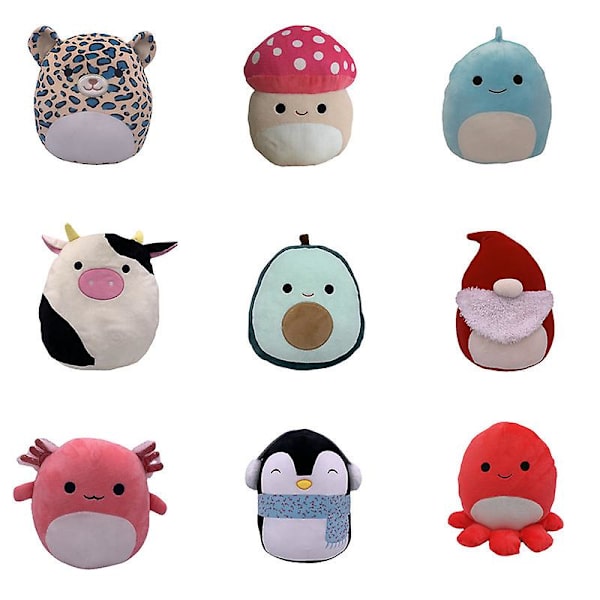 20 cm Squishmallow Plysch Doll Kudde - Rabbit Grey