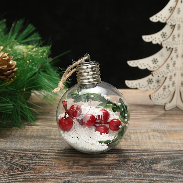 Christmas Led Transparent Christmas Ball Julgranshänge